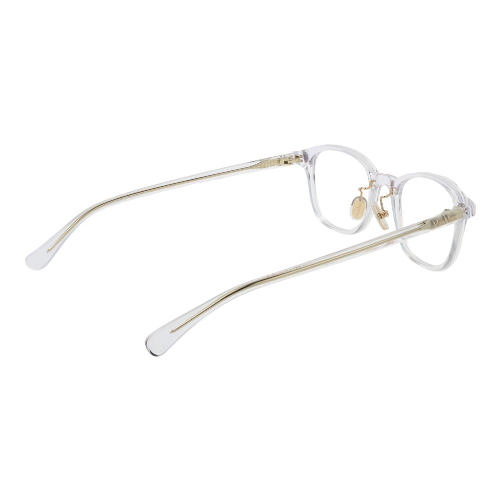 Max Mara Transparente Brillengestelle aus Acetat