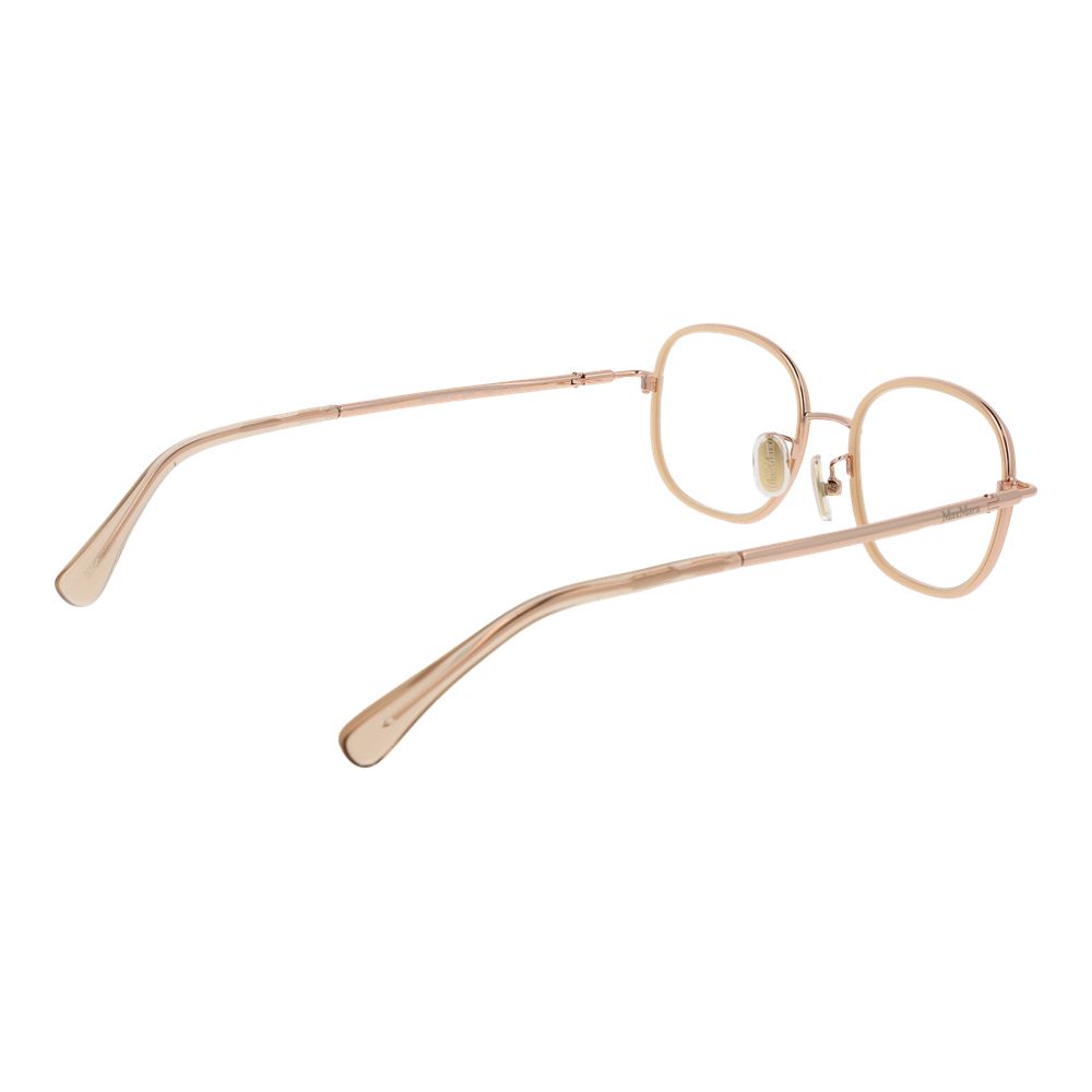 Max Mara Brille mit roségoldenem Metallgestell