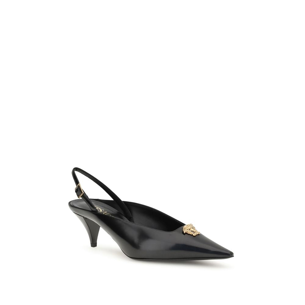 Versace La Medusa Slingback Pumps