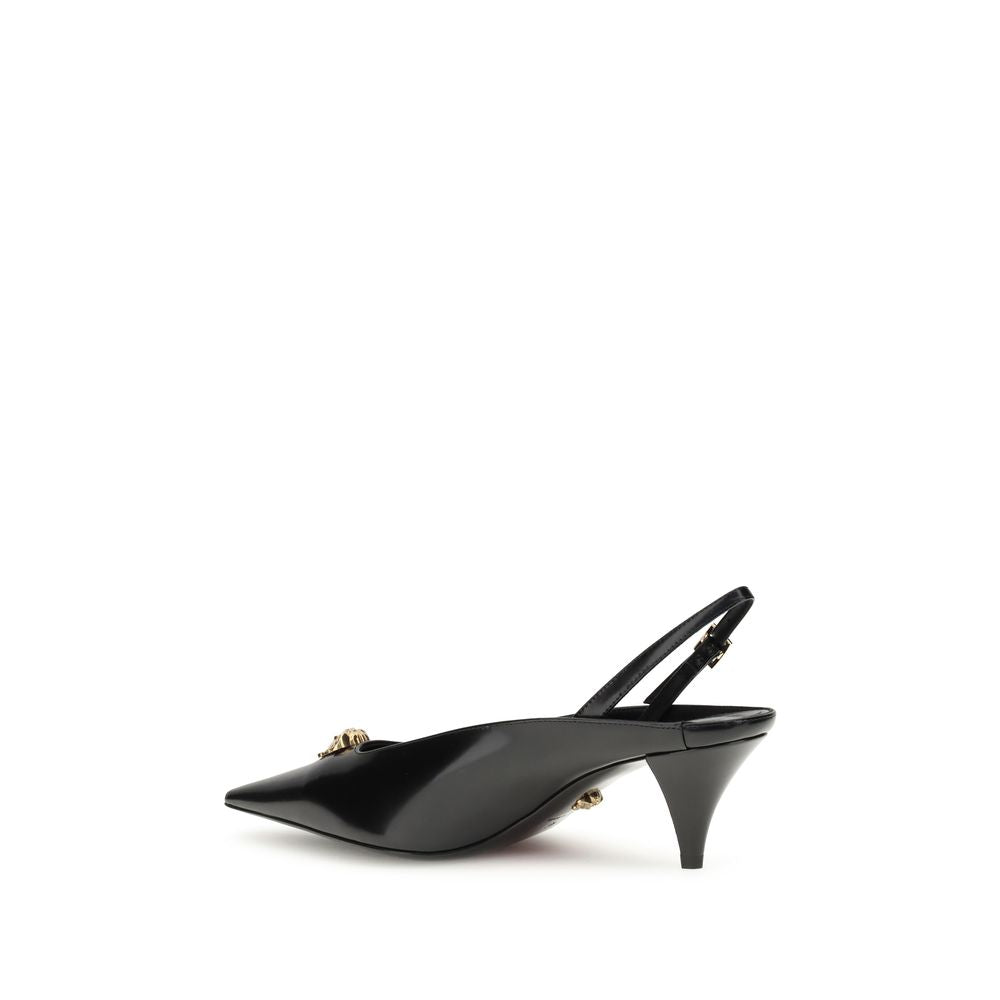 Versace La Medusa Slingback Pumps