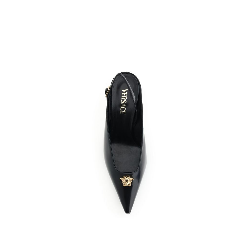 Versace La Medusa Slingback Pumps