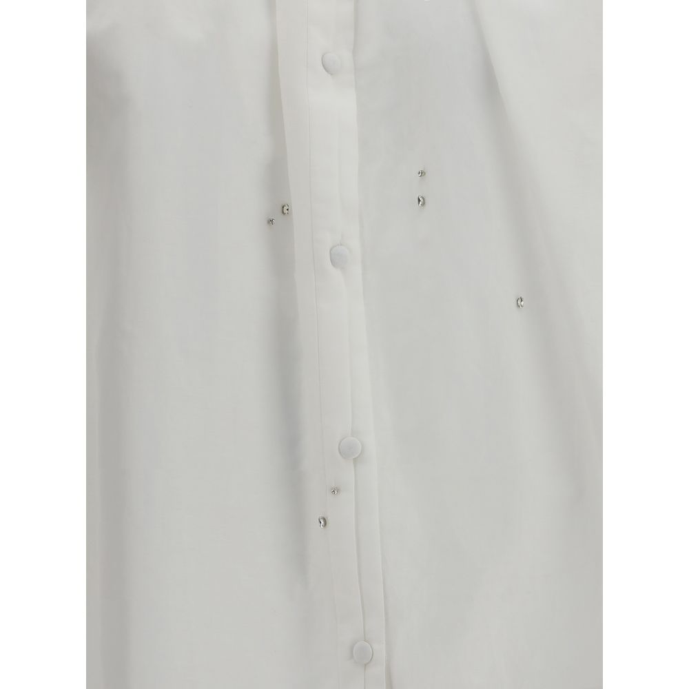 Forte_Forte Voile Shirt mit Stickerei