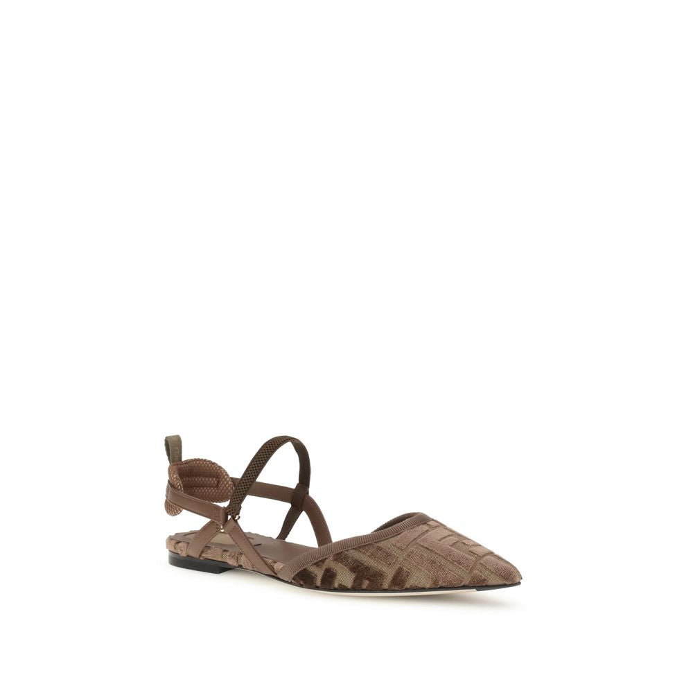Fendi Colibrì Lite Slingback Ballerinas
