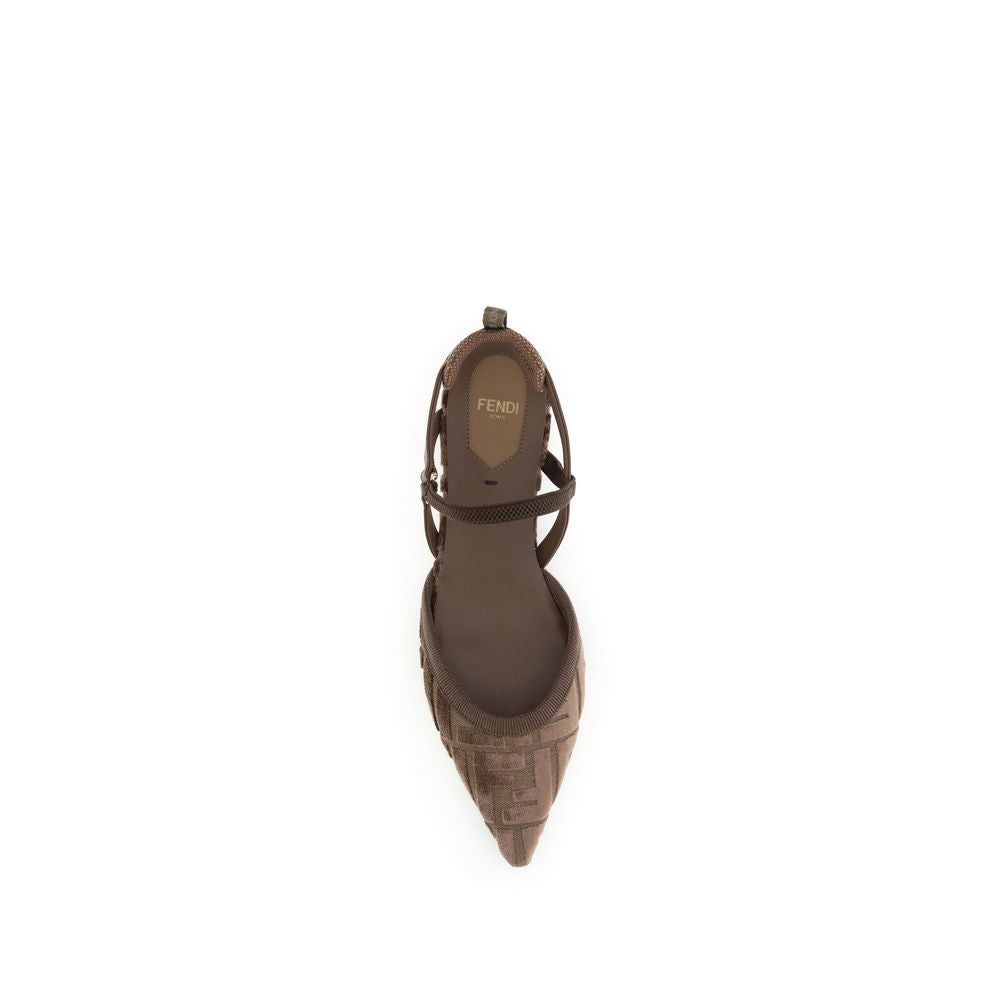 Fendi Colibrì Lite Slingback Ballerinas