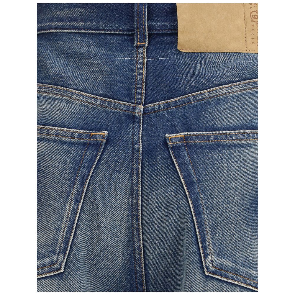 MM6 Jeans mit weitem Bein