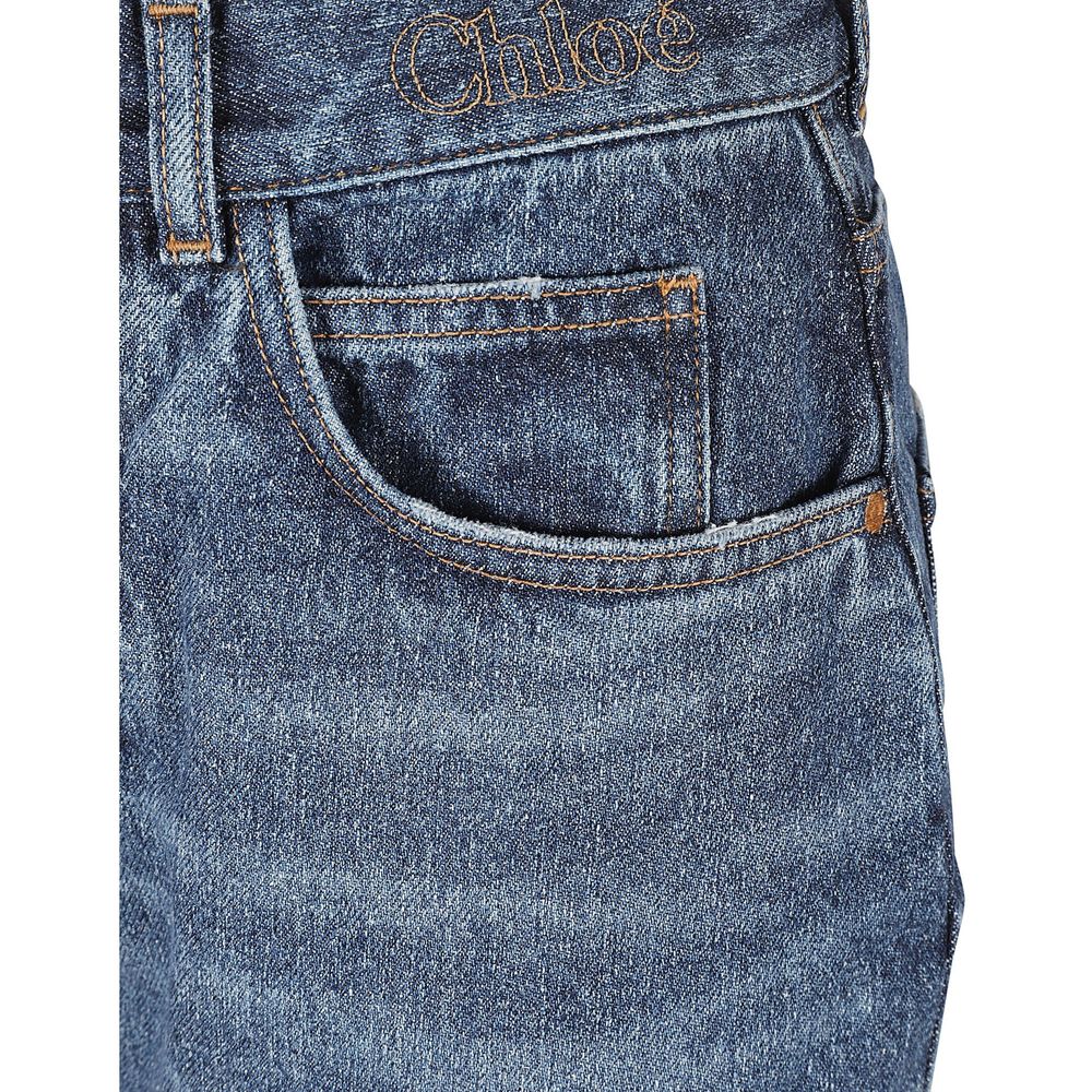 Chloé Merapi Baumwoll-Denim-Jeans