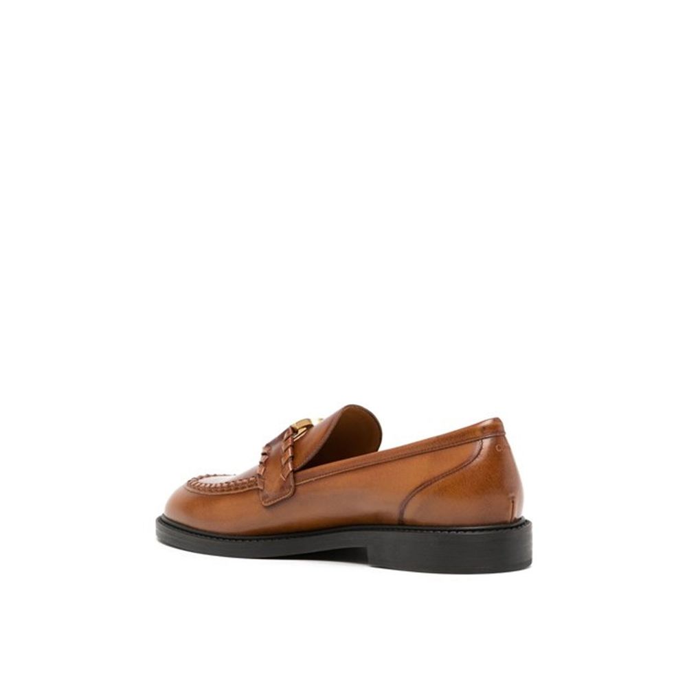 Chloé Chloe Marcie Loafers aus Leder