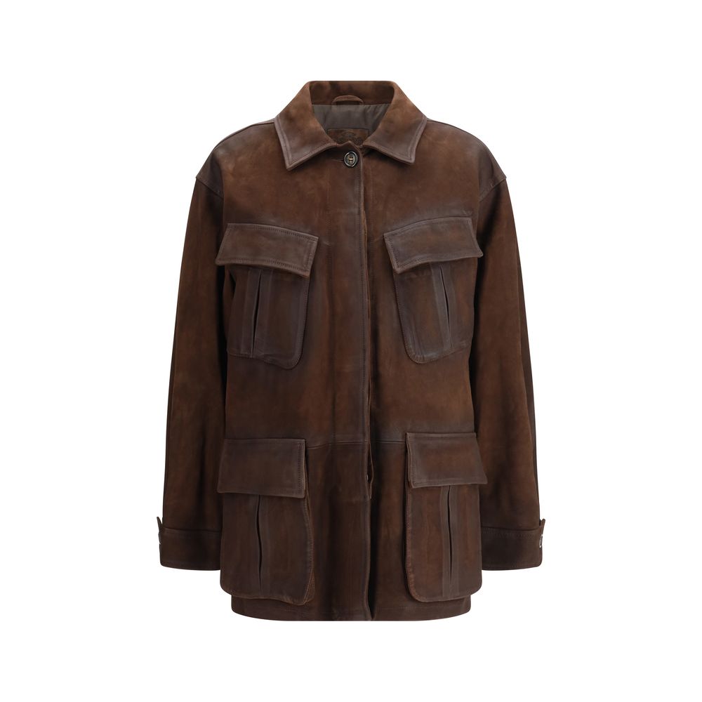 Valstar Jacke aus Saharaleder
