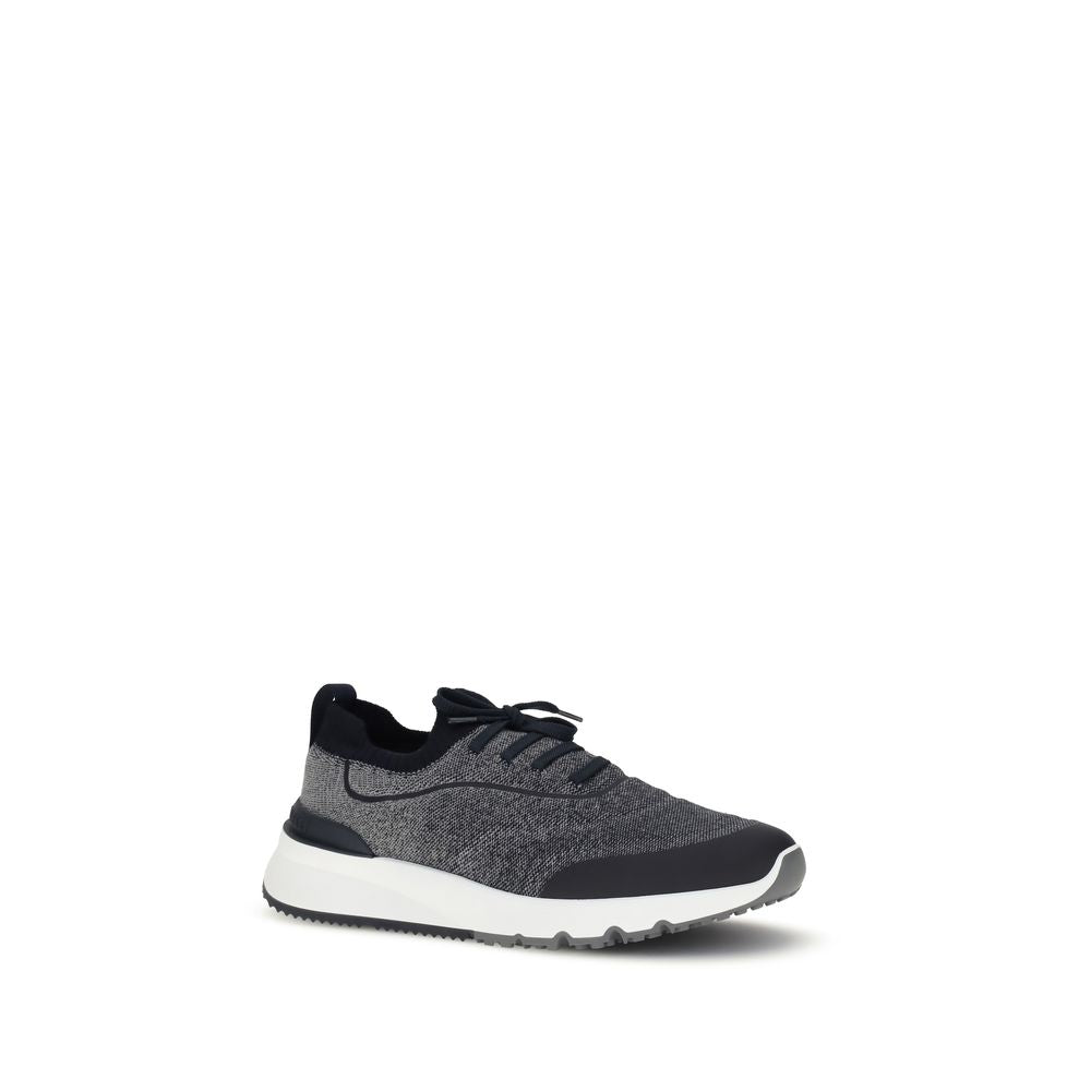 Brunello Cucinelli Techno-Baumwollstrick Sneakers Laufschuhe