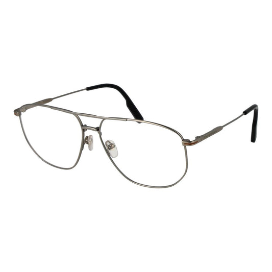 Ermenegildo Zegna Silberne Titan-Brille (Gestelle)
