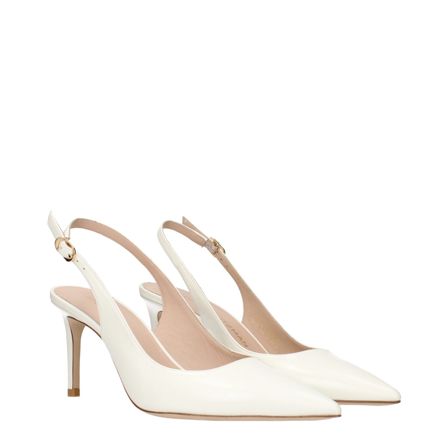 Stuart Weitzman Beige Leder High Heel Pumps
