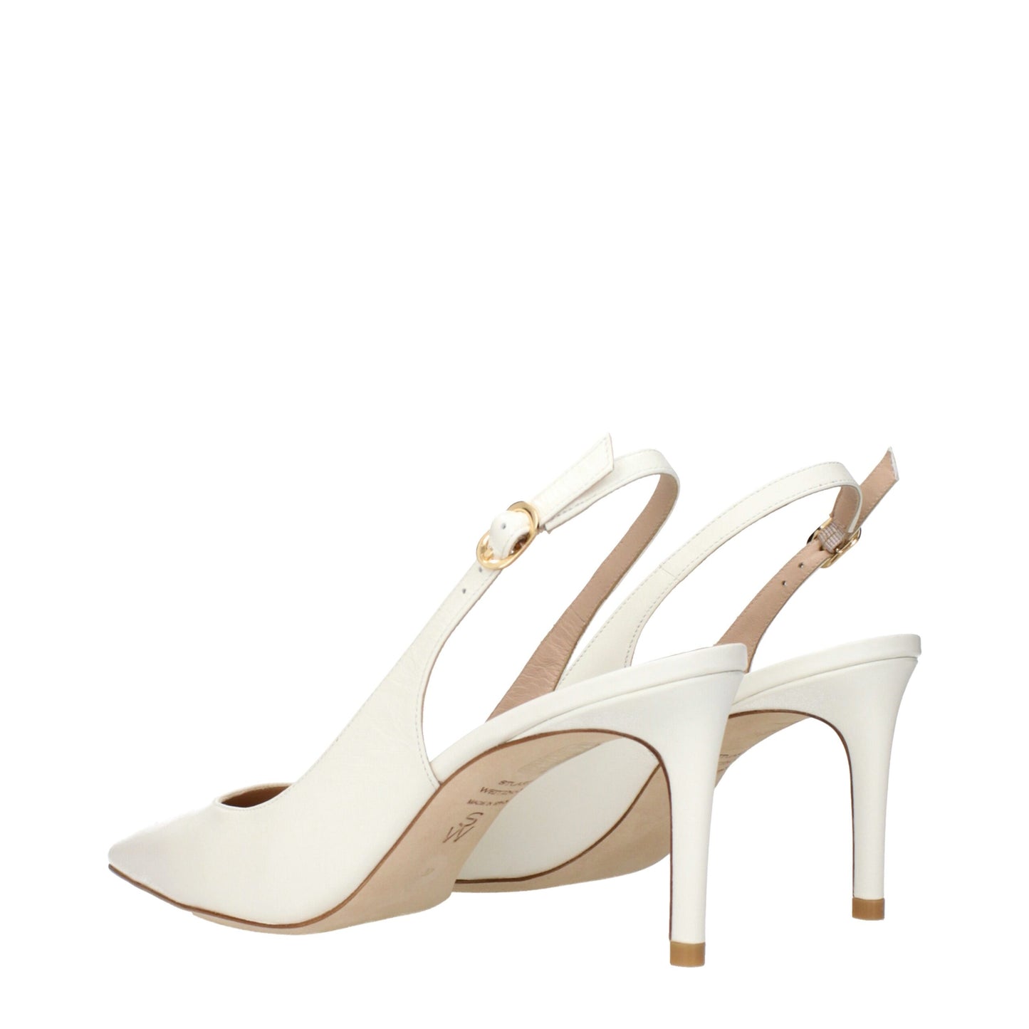 Stuart Weitzman Beige Leder High Heel Pumps