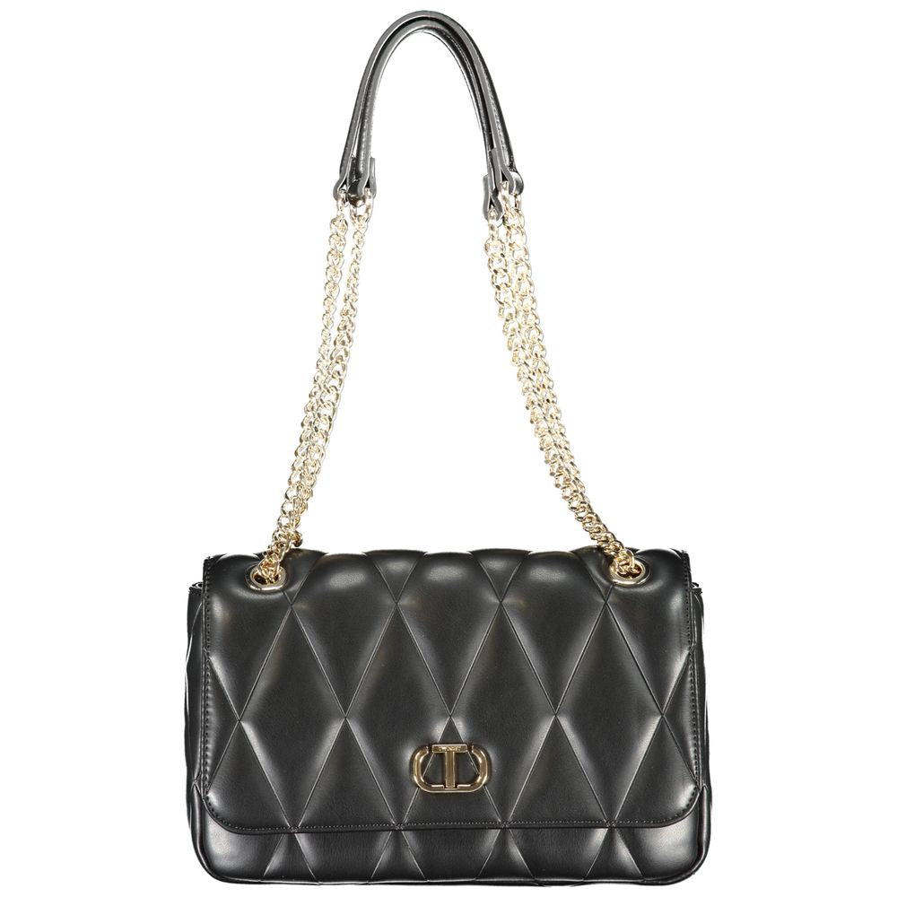 Twinset Schwarz Polyethylen Frauen Handtasche