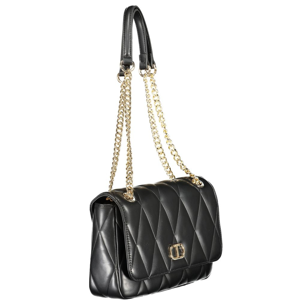 Twinset Schwarz Polyethylen Frauen Handtasche