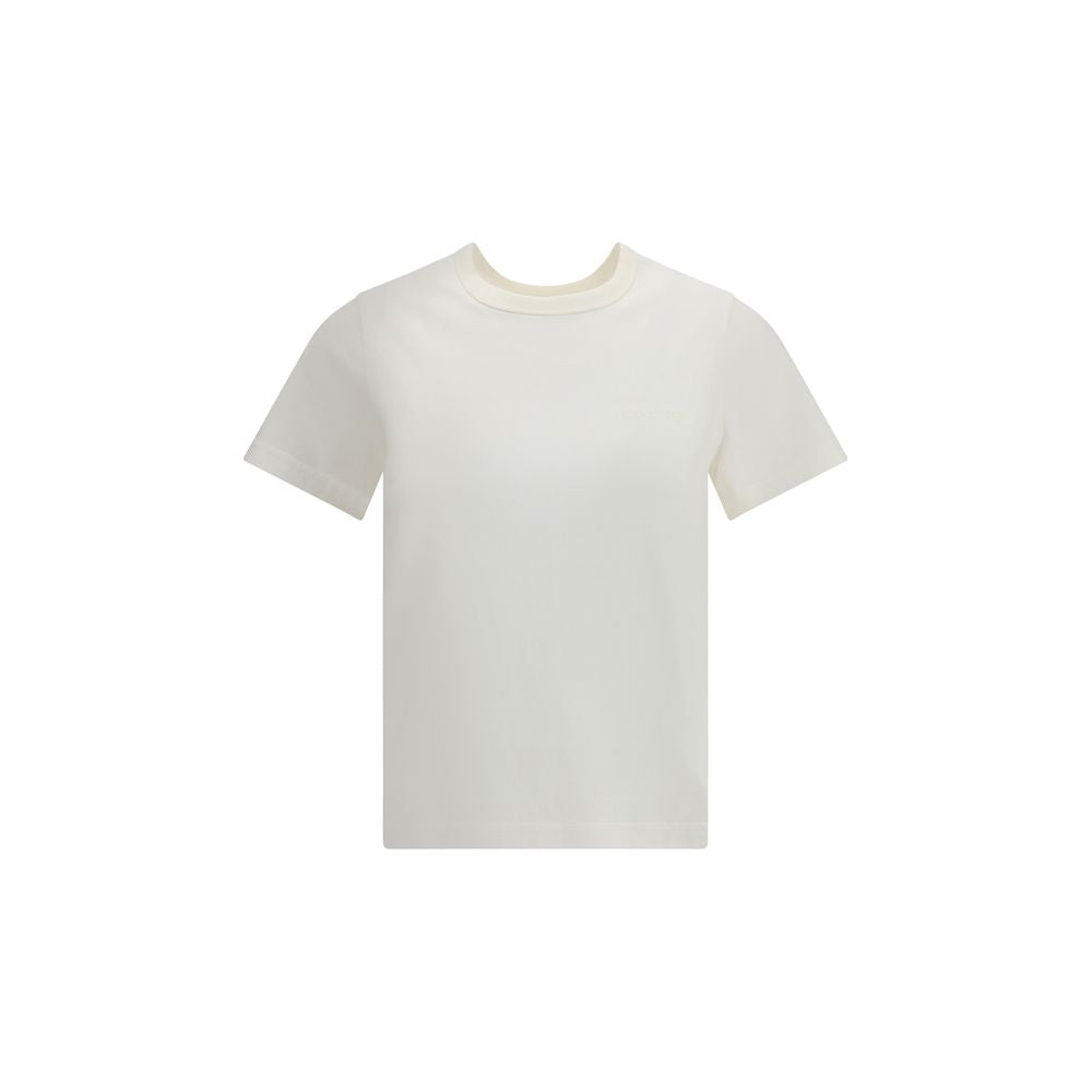 Courrèges T-Shirt mit gesticktem Logo