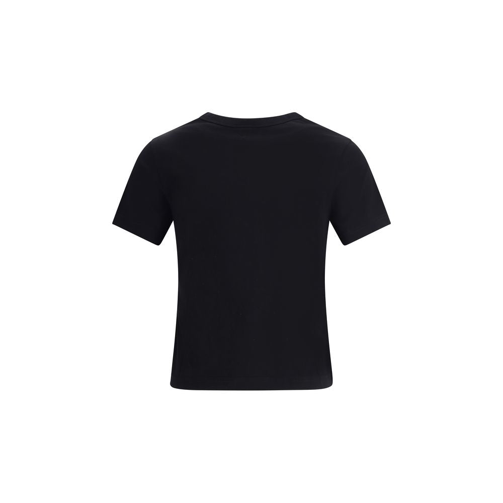 Courrèges T-Shirt mit gesticktem Logo
