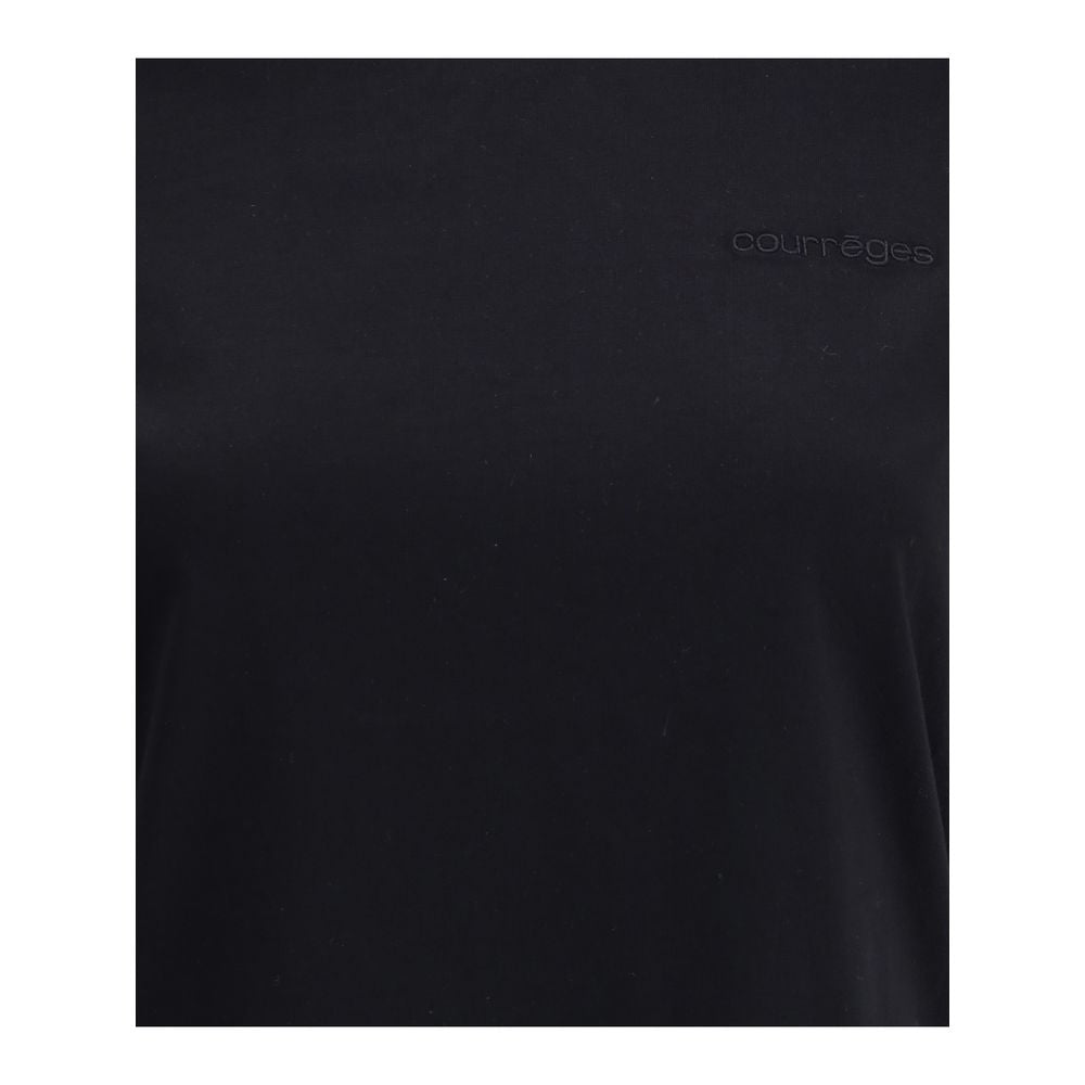 Courrèges T-Shirt mit gesticktem Logo