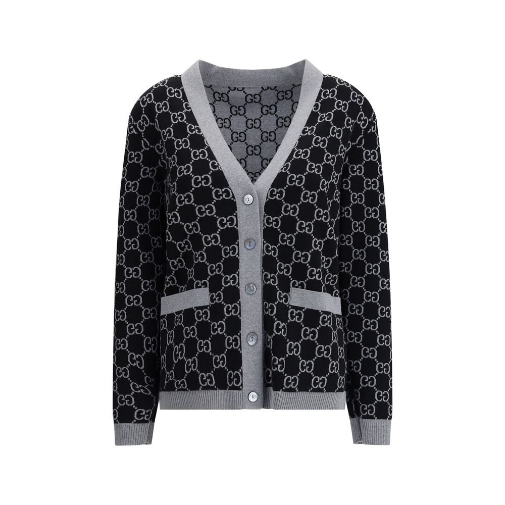 Gucci GG Supreme wendbare Strickjacke