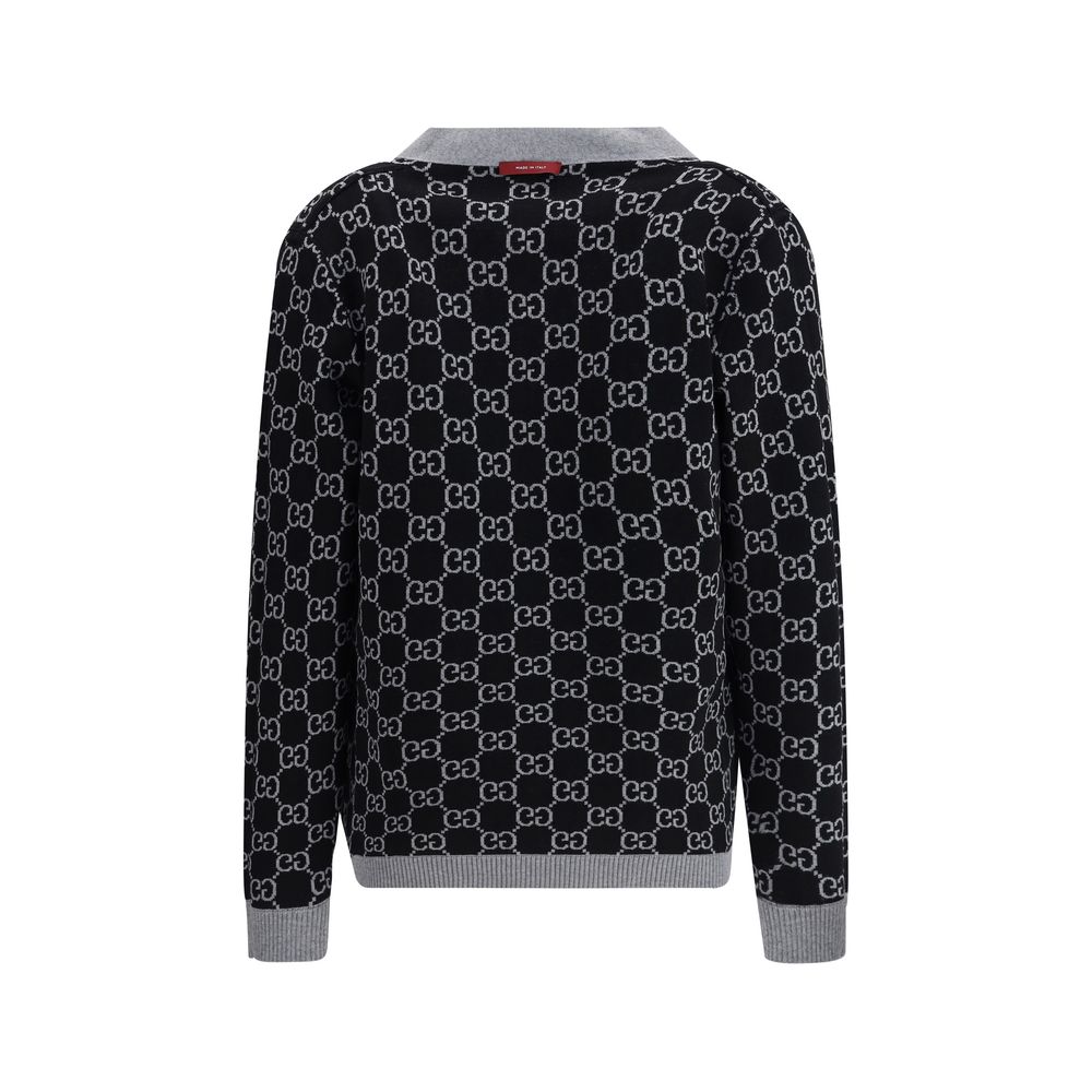 Gucci GG Supreme wendbare Strickjacke
