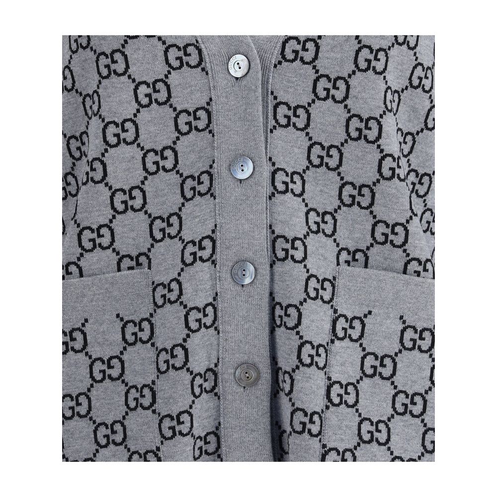 Gucci GG Supreme wendbare Strickjacke
