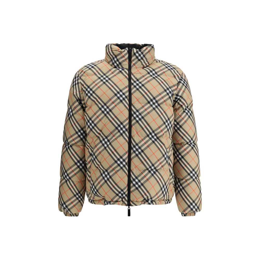 Burberry Karo-Daunenjacke