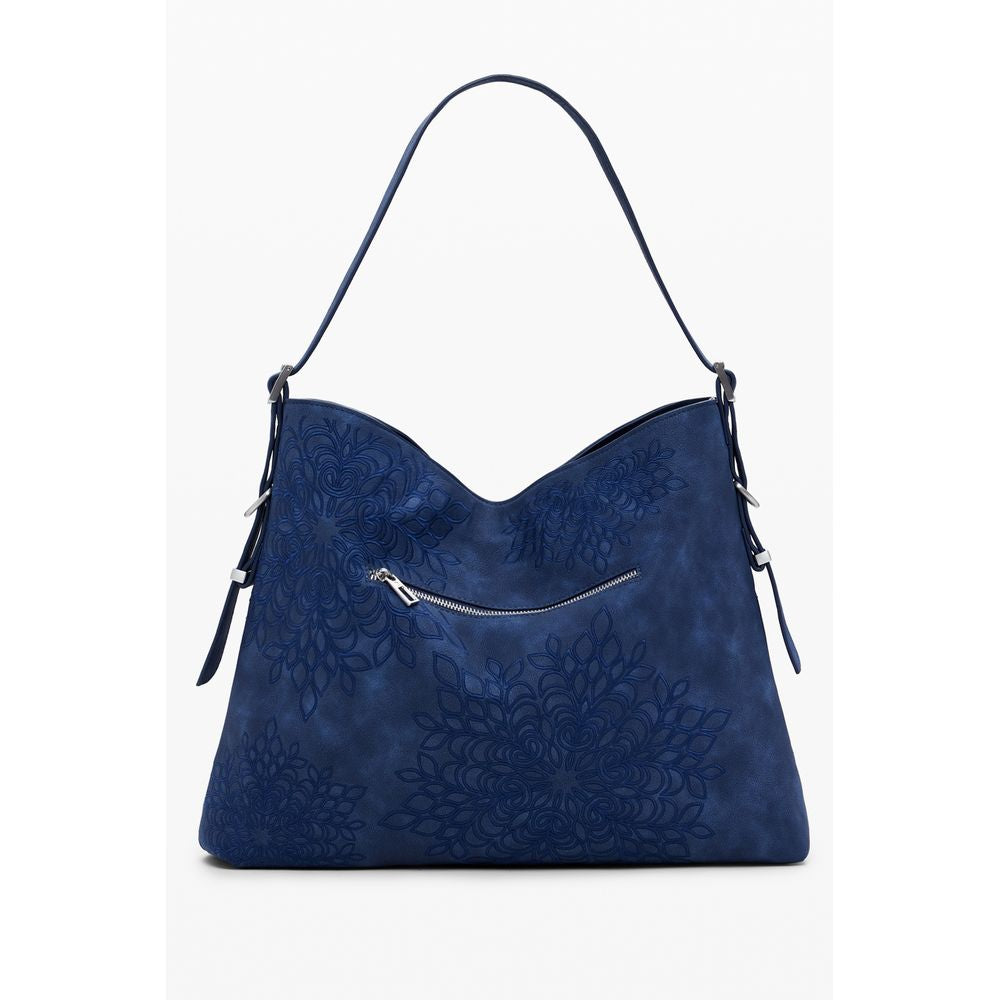 Desigual Blau Polyethylen Frauen Handtasche