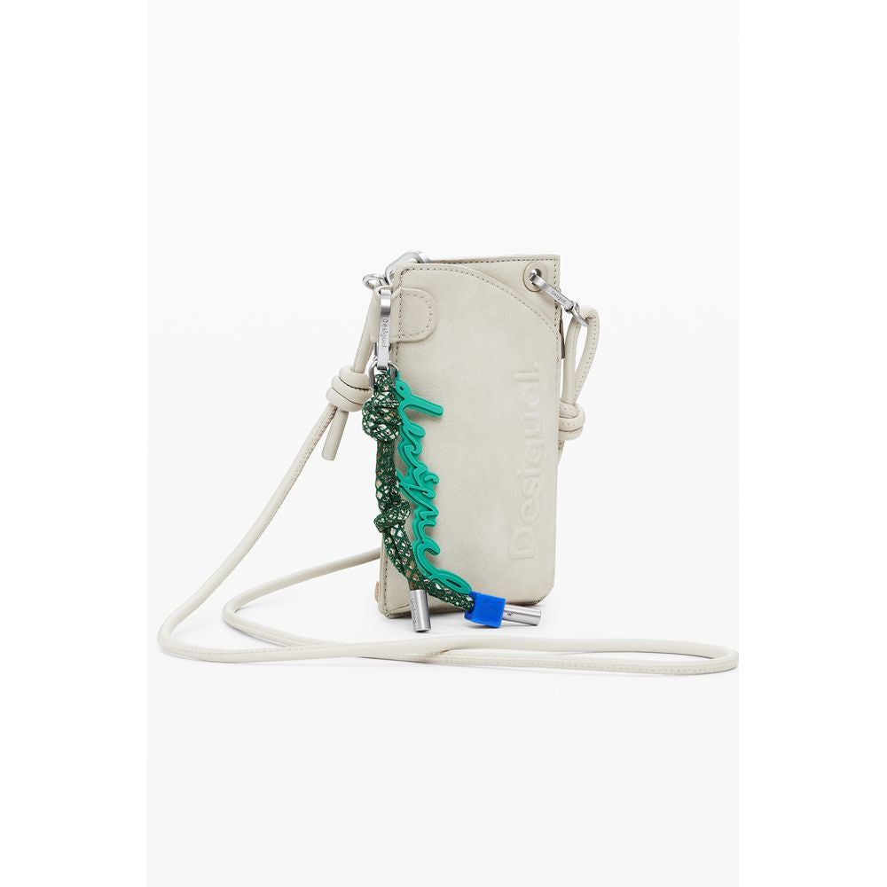 Desigual Beige Polyethylen Damen Geldbörse