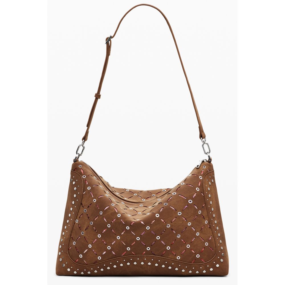 Desigual Braun Polyethylen Frauen Handtasche
