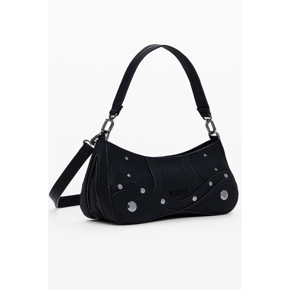 Desigual Schwarz Polyethylen Frauen Handtasche