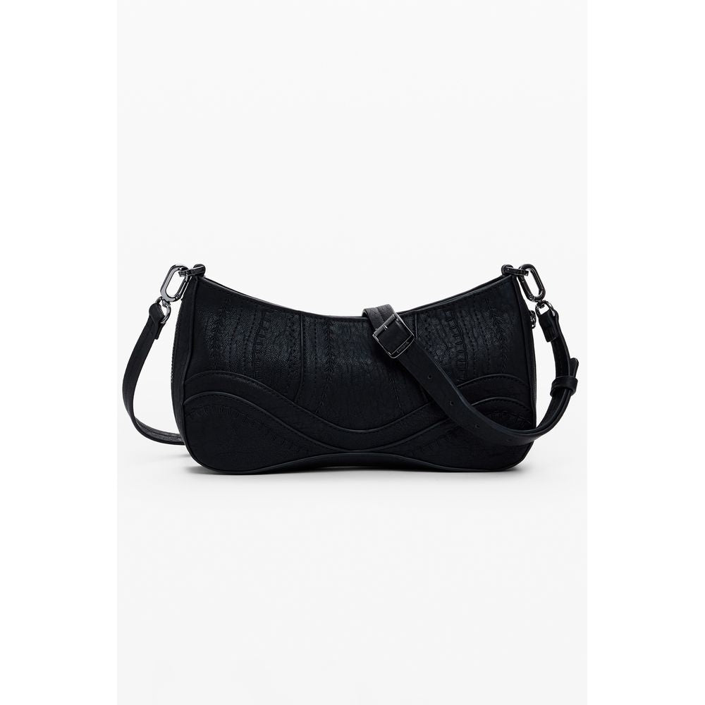 Desigual Schwarz Polyethylen Frauen Handtasche