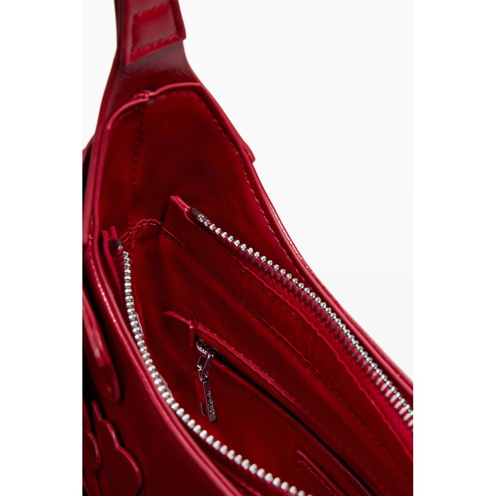 Desigual Rote Polyethylen Frauen Handtasche