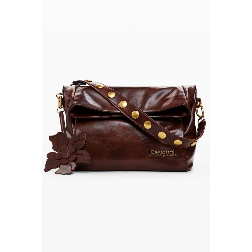 Desigual Braun Polyethylen Frauen Handtasche