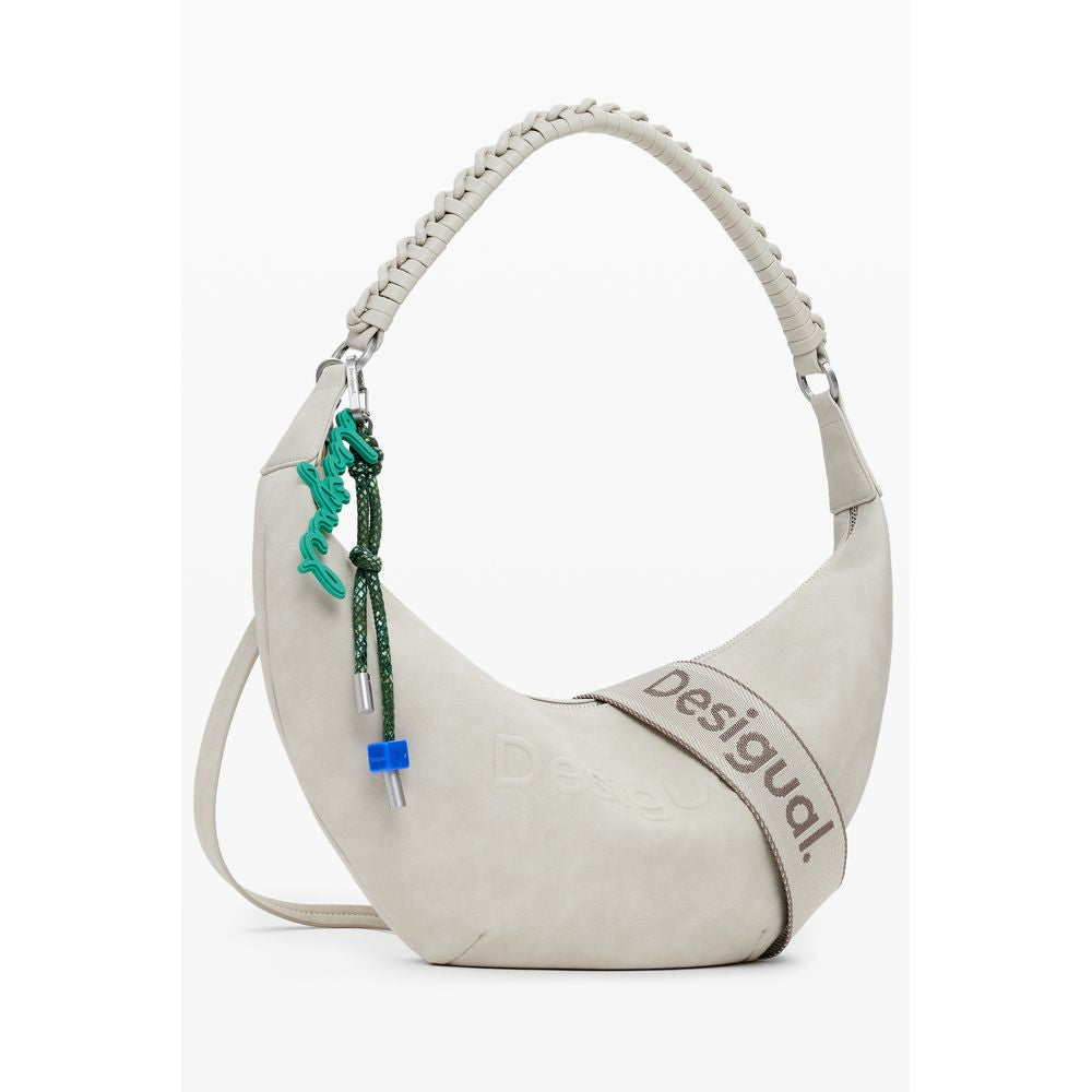 Desigual Beige Polyethylen Frauen Handtasche
