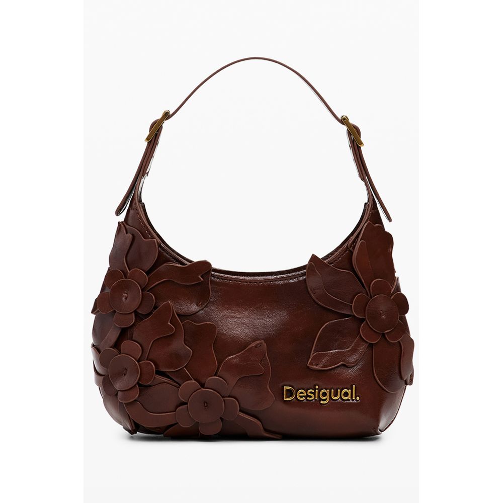Desigual Braun Polyethylen Frauen Handtasche