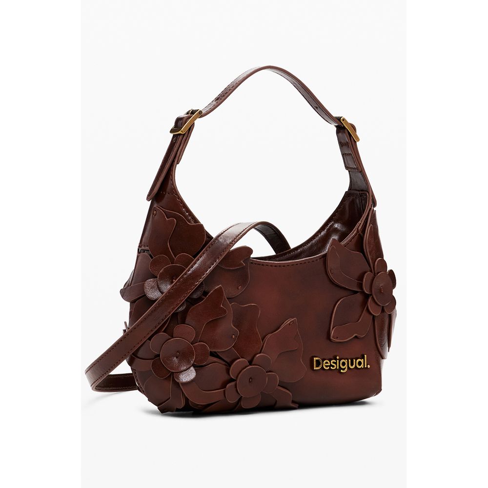 Desigual Braun Polyethylen Frauen Handtasche