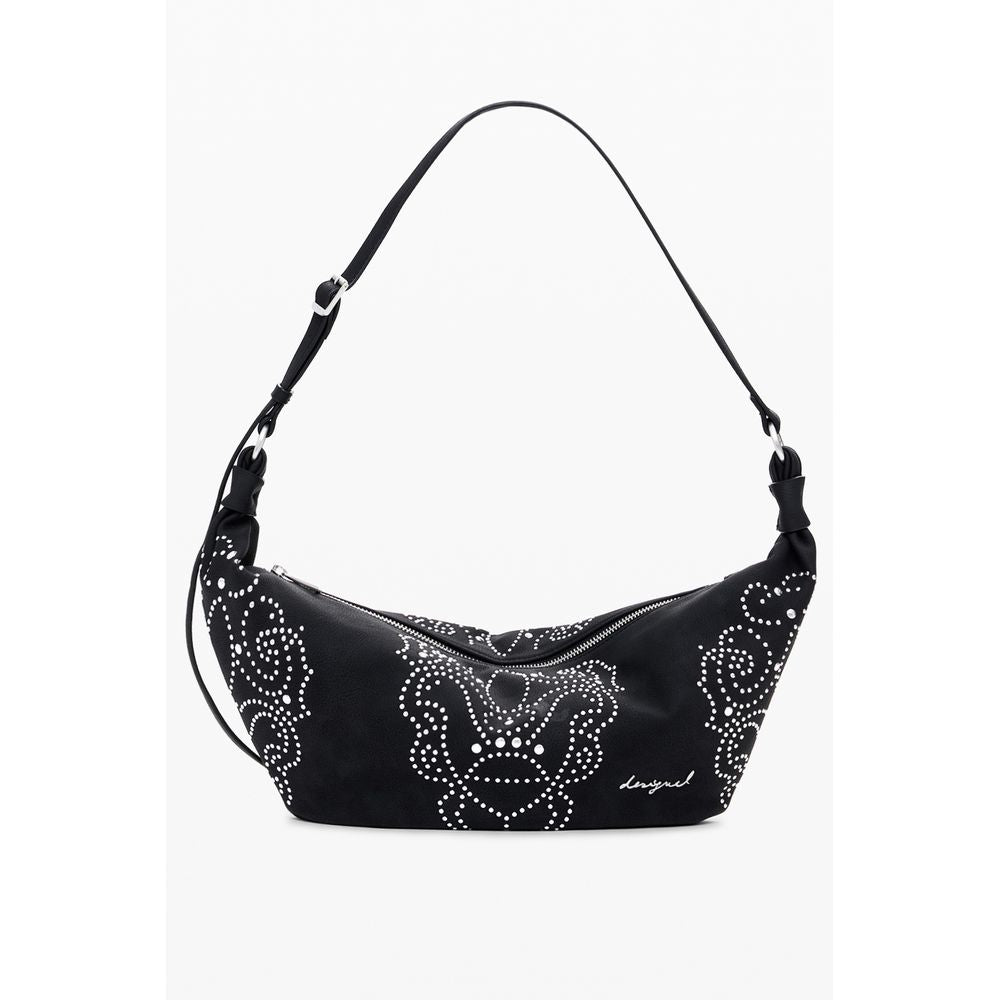 Desigual Schwarz Polyethylen Frauen Handtasche