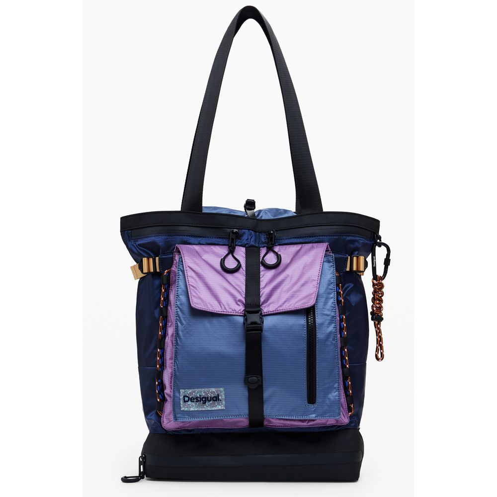 Desigual Blauer Polyethylen-Rucksack für Frauen
