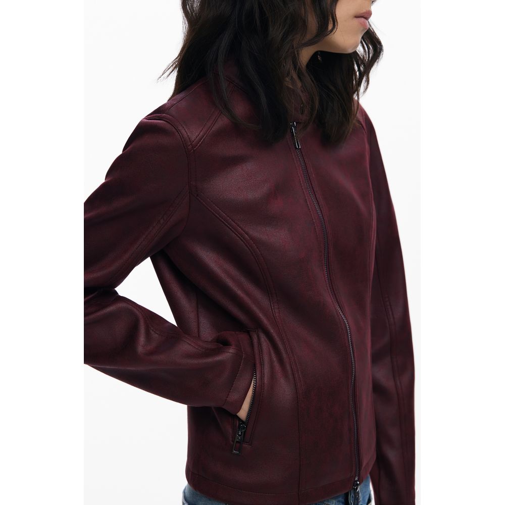 Desigual Rote Polyester Damenjacke