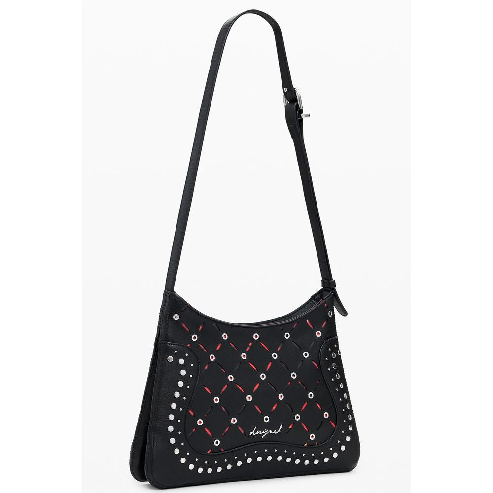 Desigual Schwarz Polyethylen Frauen Handtasche