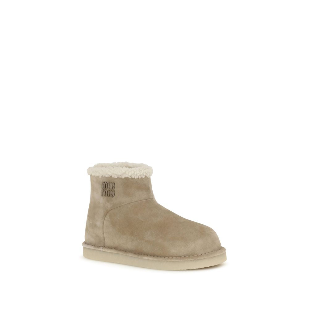 Miu Miu Pelz-Stiefeletten