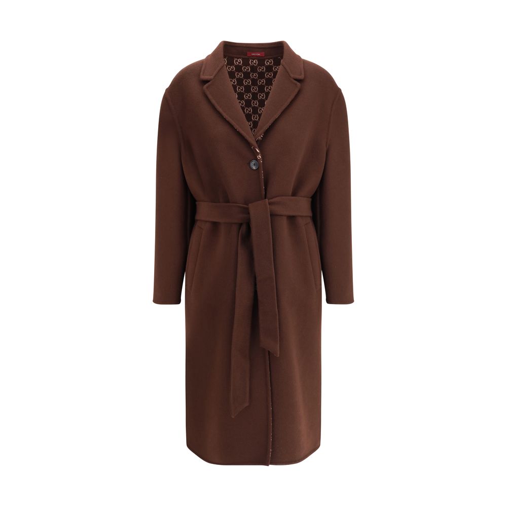 Gucci Wendemantel aus Seide und Wolle