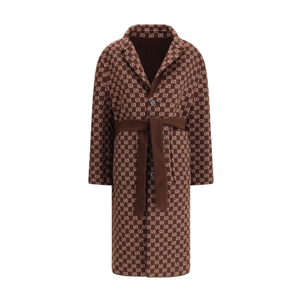 Gucci Wendemantel aus Seide und Wolle