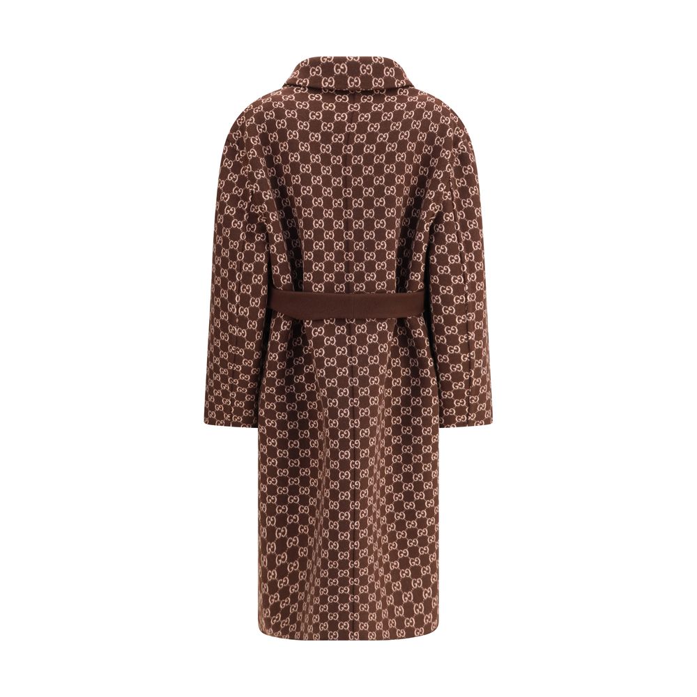 Gucci Wendemantel aus Seide und Wolle