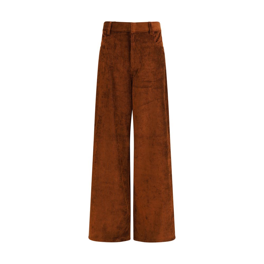 Petar Petrov Cord-Hose mit weitem Bein
