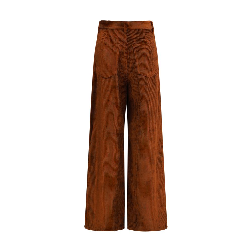 Petar Petrov Cord-Hose mit weitem Bein