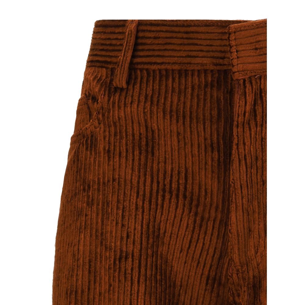 Petar Petrov Cord-Hose mit weitem Bein