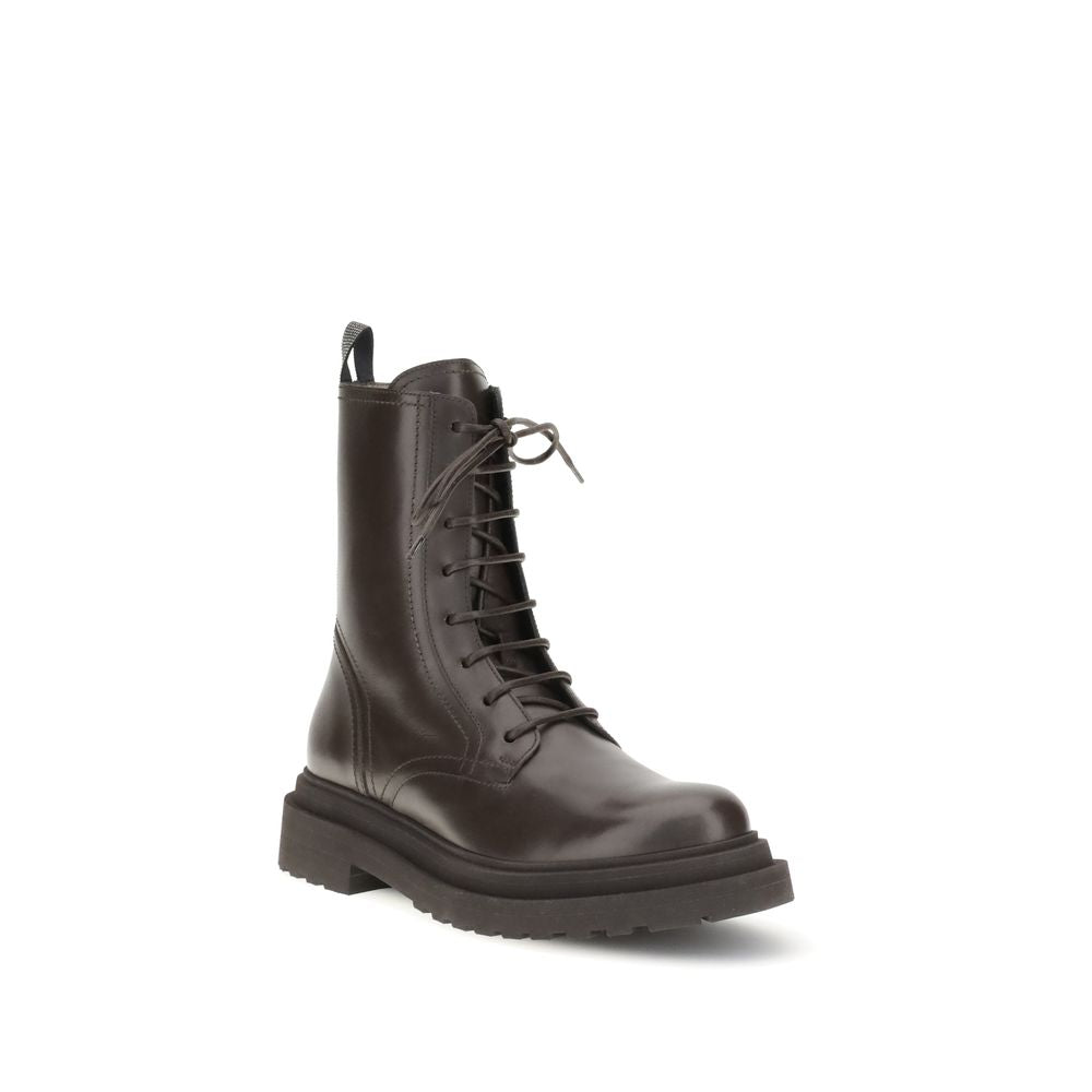 Brunello Cucinelli Lederstiefeletten
