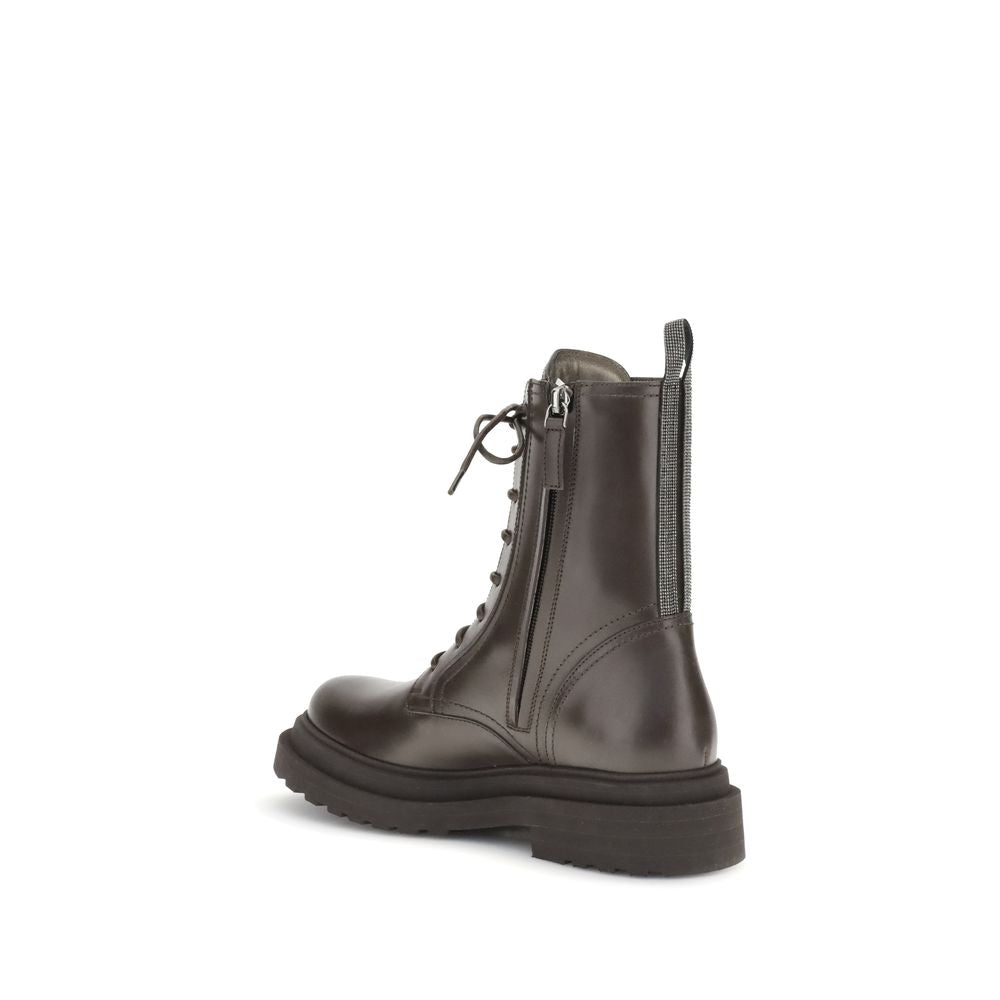 Brunello Cucinelli Lederstiefeletten