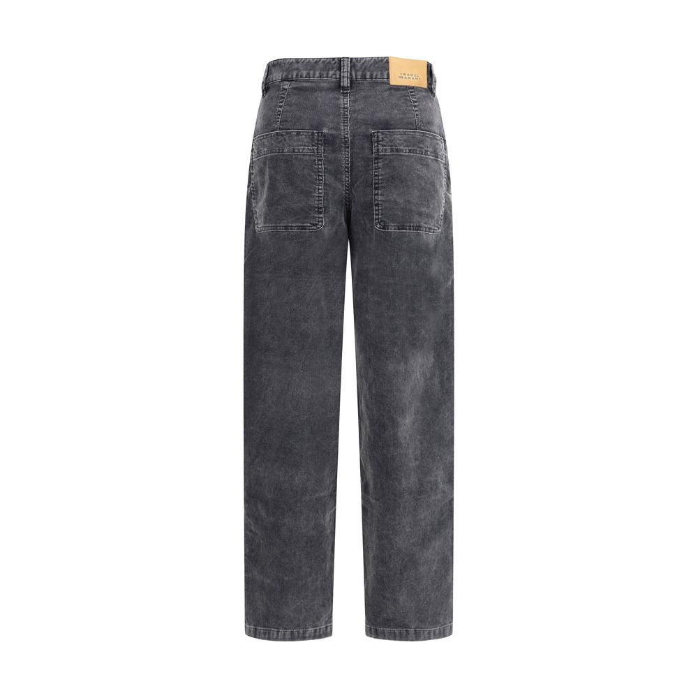 Marant Etoile Gerippte Samt-Hose