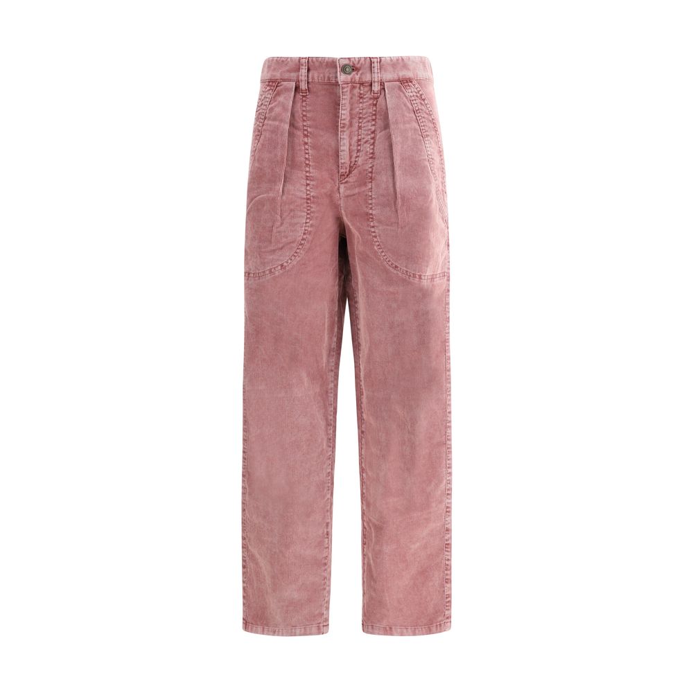 Marant Etoile Gerippte Samt-Hose